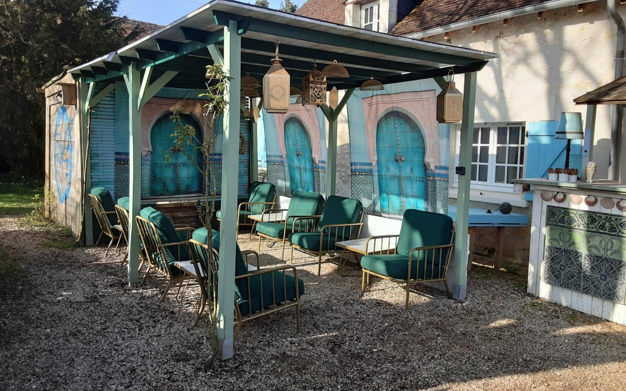 Bed and Breakfast 'La Menagerie' Chateauvieux  Экстерьер фото